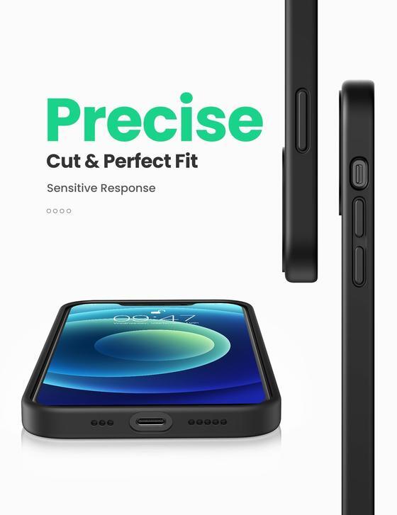 UGREEN SILKY SILICONE PHONE CASE FOR IPHONE 12 5.4"
