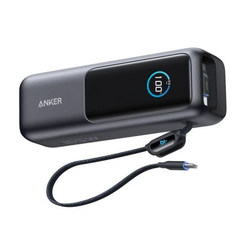 Anker Zolo Power Bank (25K,165W,Built-In USB-C),Retractable