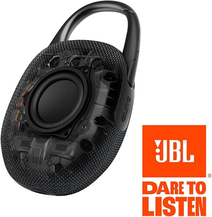 JBL Clip 5 Portable Bluetooth Speaker - IP67 Waterproof & Dustproof