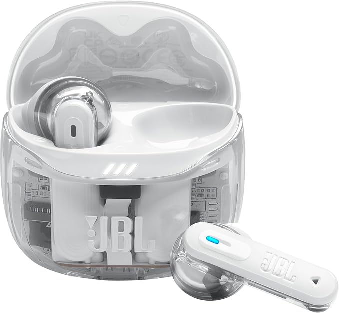 JBL Tune Flex Ghost 2 Wireless Bluetooth In-Ear Earphones with Noise Cancelling