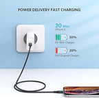 UGREEN USB-C TO LIGHTNING Fast Charging CABLE 2M Black