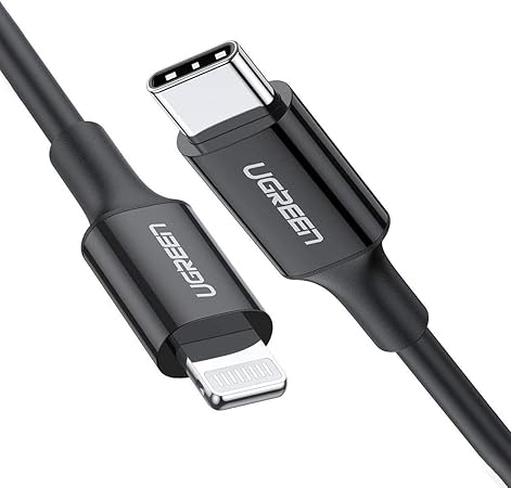 UGREEN USB-C TO LIGHTNING Fast Charging CABLE 2M Black
