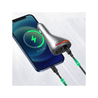 UGREEN CD204 Car Charger With Cigarette Lighter Expansion Port USB/ USB-C 84W Gray