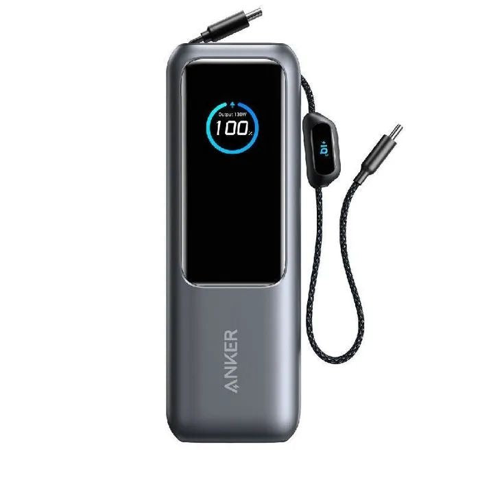 Anker Zolo Power Bank (25K,165W,Built-In USB-C),Retractable