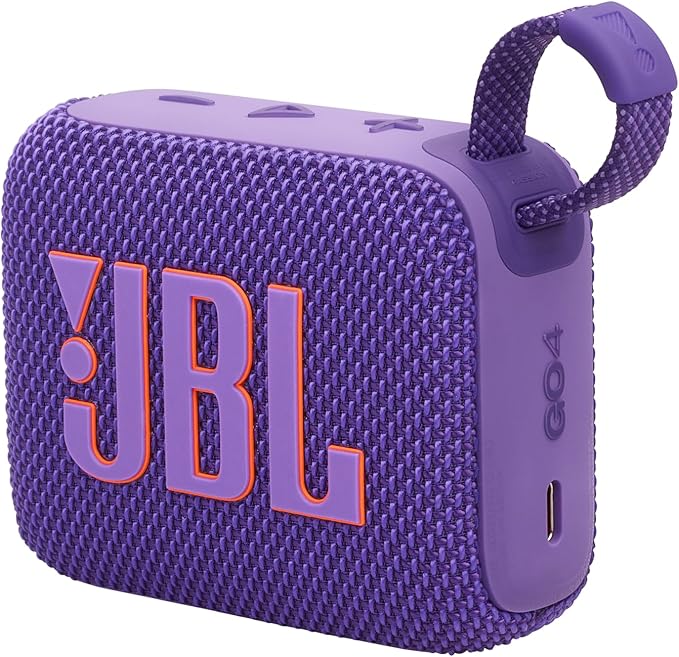 JBL GO 4 Portable Bluetooth Speaker with IP67 Waterproof Design