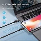 UGREEN USB-C TO LIGHTNING Fast Charging CABLE 2M Black