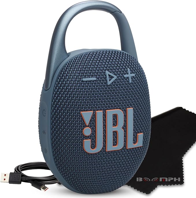 JBL Clip 5 Portable Bluetooth Speaker - IP67 Waterproof & Dustproof