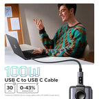 UGREEN Uno USB-C to USB-C PD Fast Charging Cable 5A Max 2m