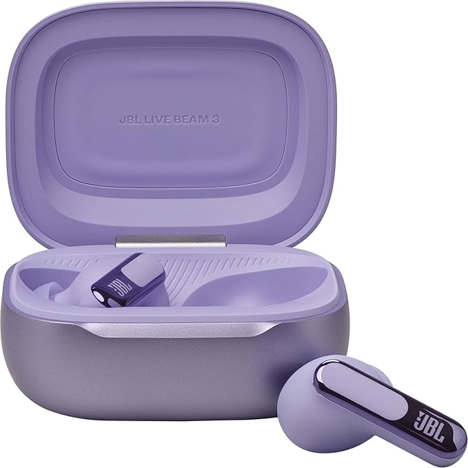 JBL Live Beam 3 - True Wireless Noise-Cancelling Closed-Stick Earbuds