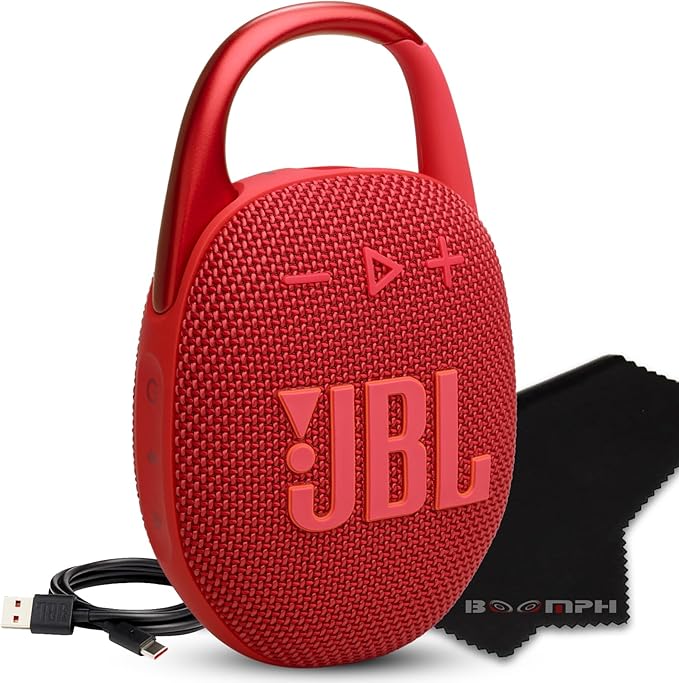 JBL Clip 5 Portable Bluetooth Speaker - IP67 Waterproof & Dustproof
