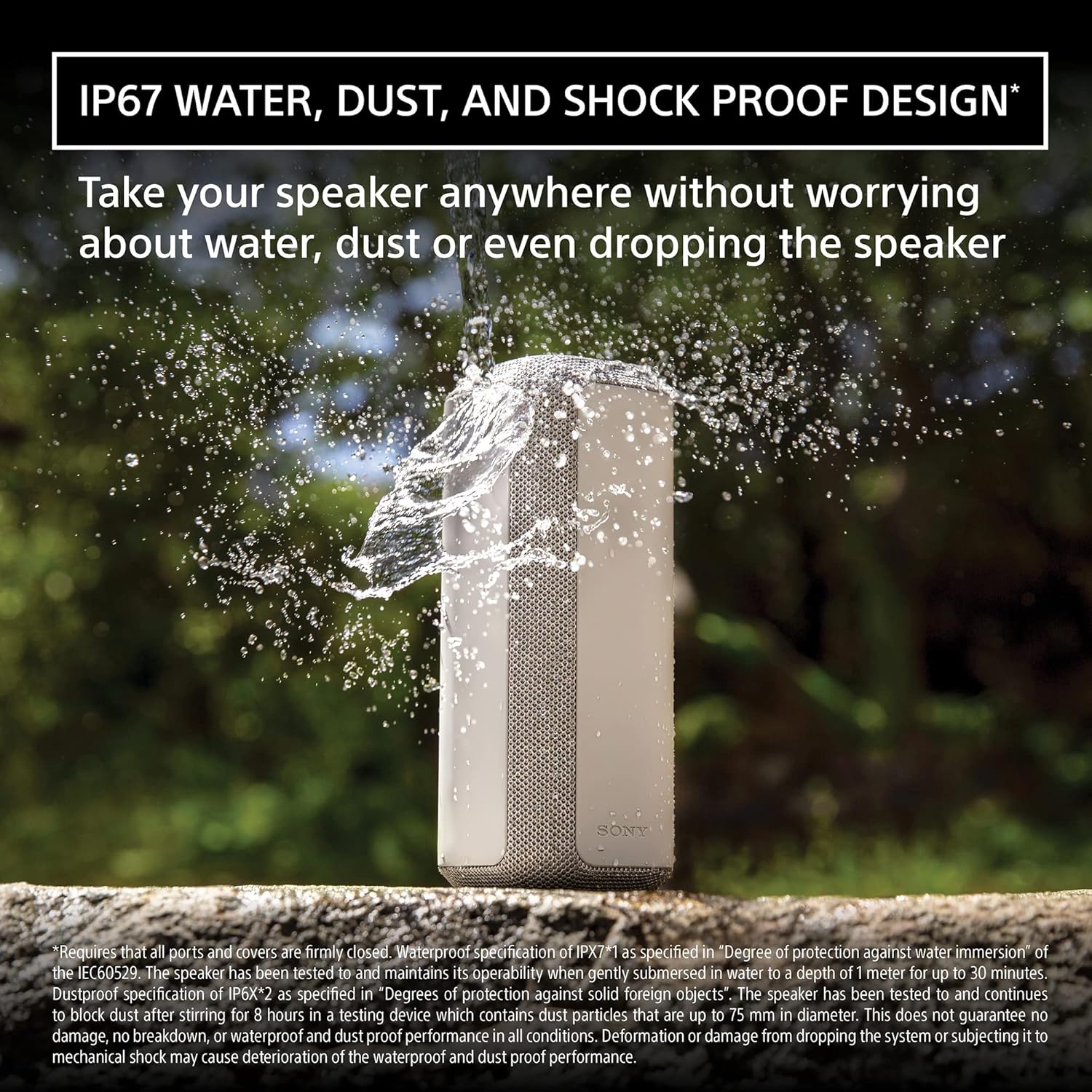 Sony SRS-XE300 Portable Bluetooth Speaker