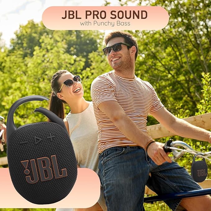 JBL Clip 5 Portable Bluetooth Speaker - IP67 Waterproof & Dustproof