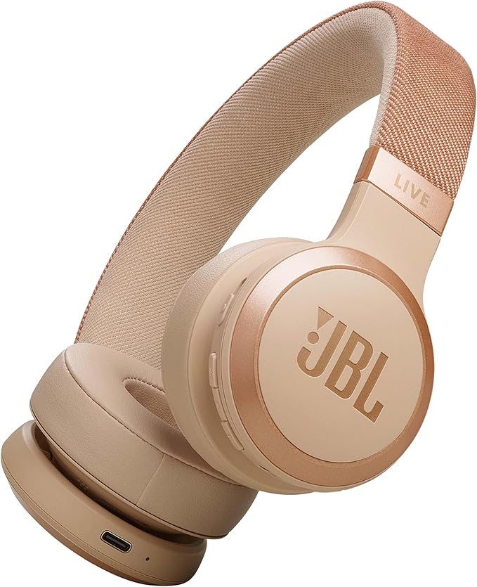 JBL LIVE 670NC Wireless On-Ear Headphones with True Adaptive Noise Cancelling Wireless Over-Ear Headphones