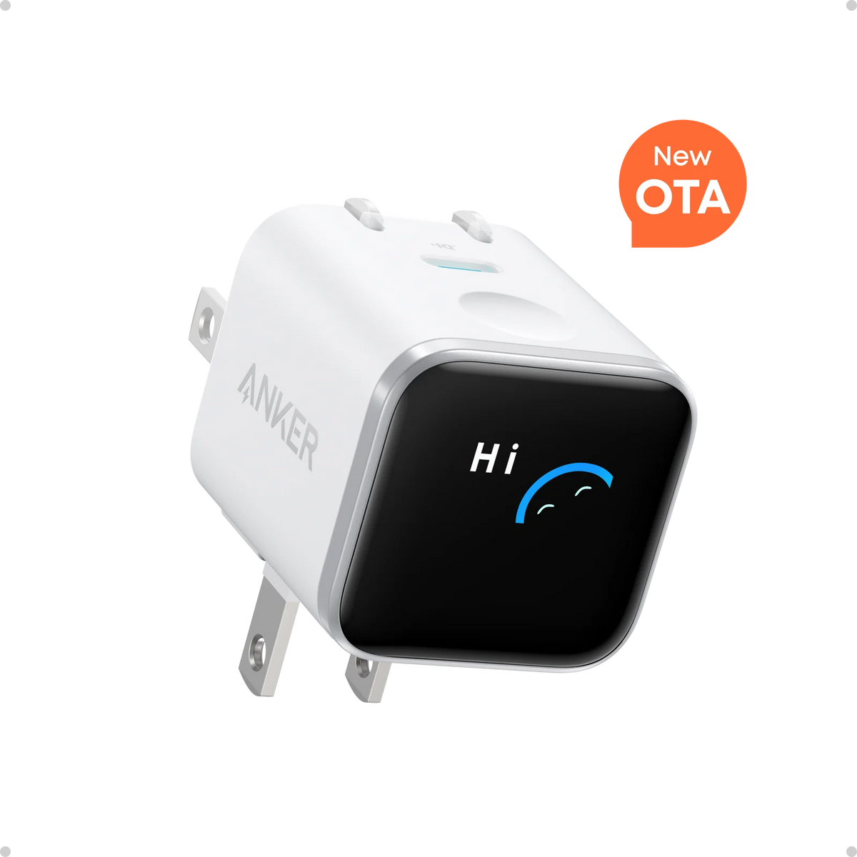 Anker Nano Charger (45W, Smart Display, 180° Foldable)