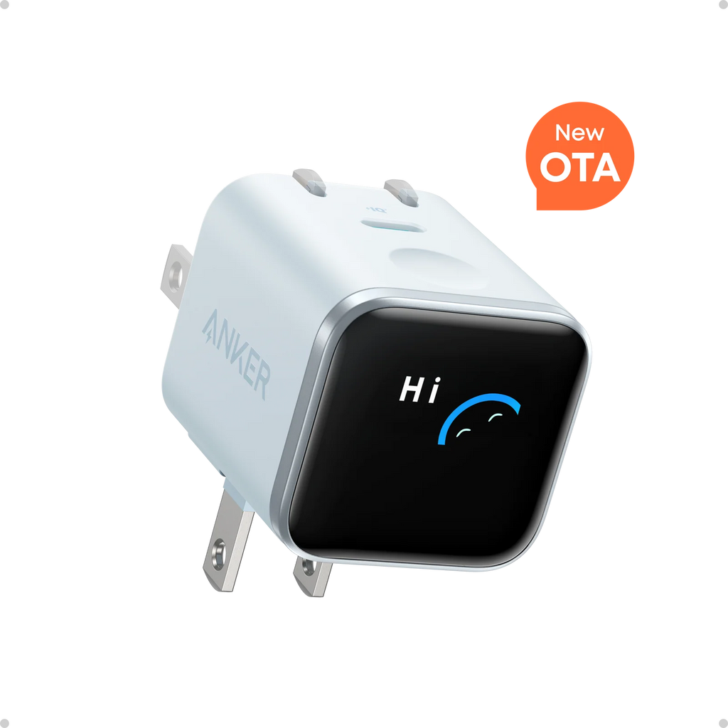 Anker Nano Charger (45W, Smart Display, 180° Foldable)