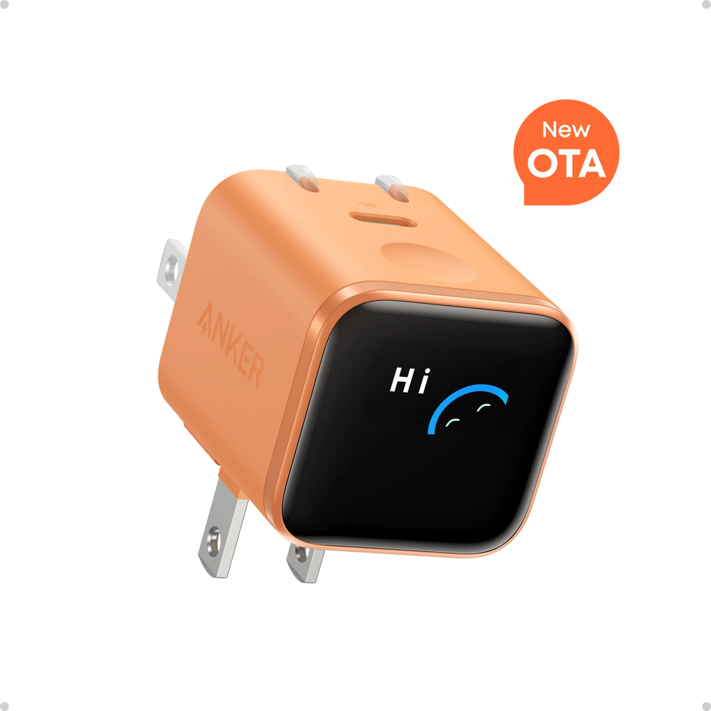 Anker Nano Charger (45W, Smart Display, 180° Foldable)