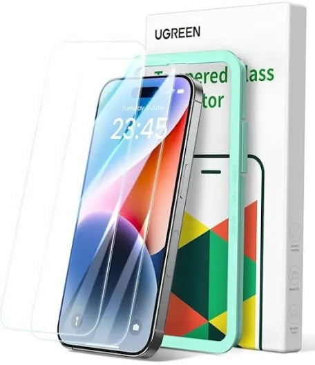 UGREEN HD Screen Protector with Frame for iPhone 15 Pro (2-Pack)