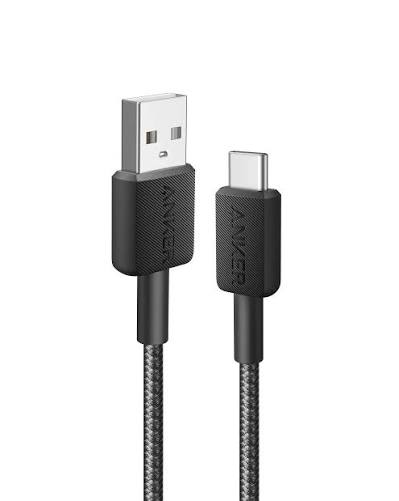 Anker 322 USB-A to USB-C Cable 3ft B2B, Black