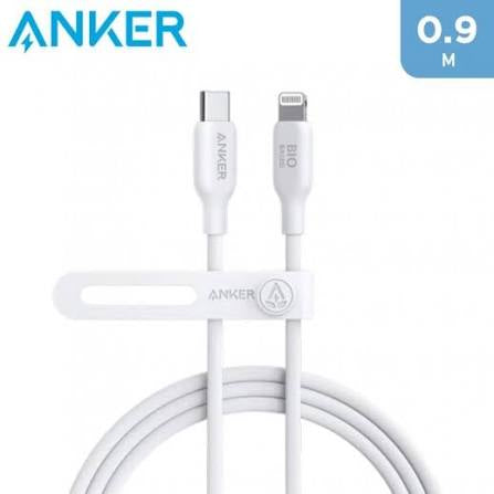 Anker 542 USB-C to Lightning Cable (Bio-Based 3ft)  - White