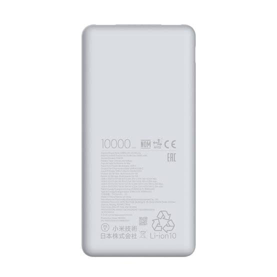 Xiaomi Power Bank 10000mAh 22.5W Lite GL