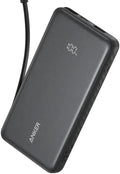 Anker Zolo Power Bank 10K 22.5W Built-In USB-C Cable Black