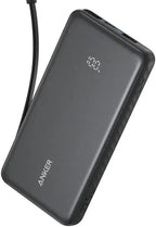Anker Zolo Power Bank 10K 22.5W Built-In USB-C Cable Black