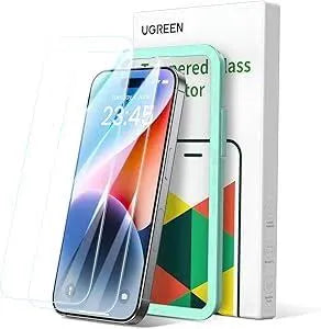 UGREEN HD Screen Protector with Installation Frame for iPhone 16 Pro (2-Pack)