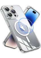 UGREEN Crystal Transparent Magnetic Protective Case for iPhone15 Pro 6.1-Inch (Clear)