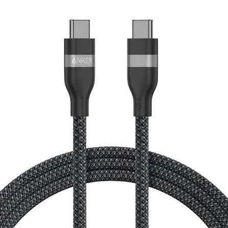 Anker New Nylon USB-C to USB-C 2.0 Cable 6ft  B2B -  Black