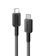 Anker New Nylon USB-C to USB-C 2.0 Cable 3.3f 2B - Black