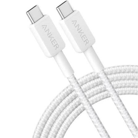 Anker USB-C to USB-C Cable 3ft, 240W, White
