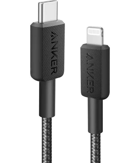 Anker 322 USB-C Lightning Cable 3ft Black Iteration 1