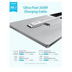 Anker Zolo USB-C to USB-C Cable 240W White