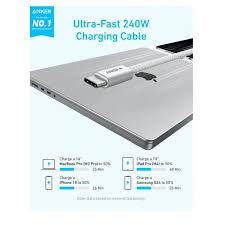 Anker Zolo USB-C to USB-C Cable 240W White