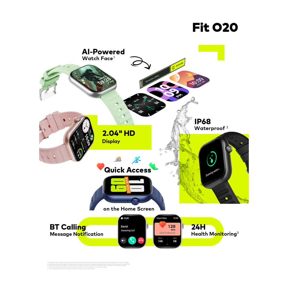 Itel Smart Watch ISW-O20B Black