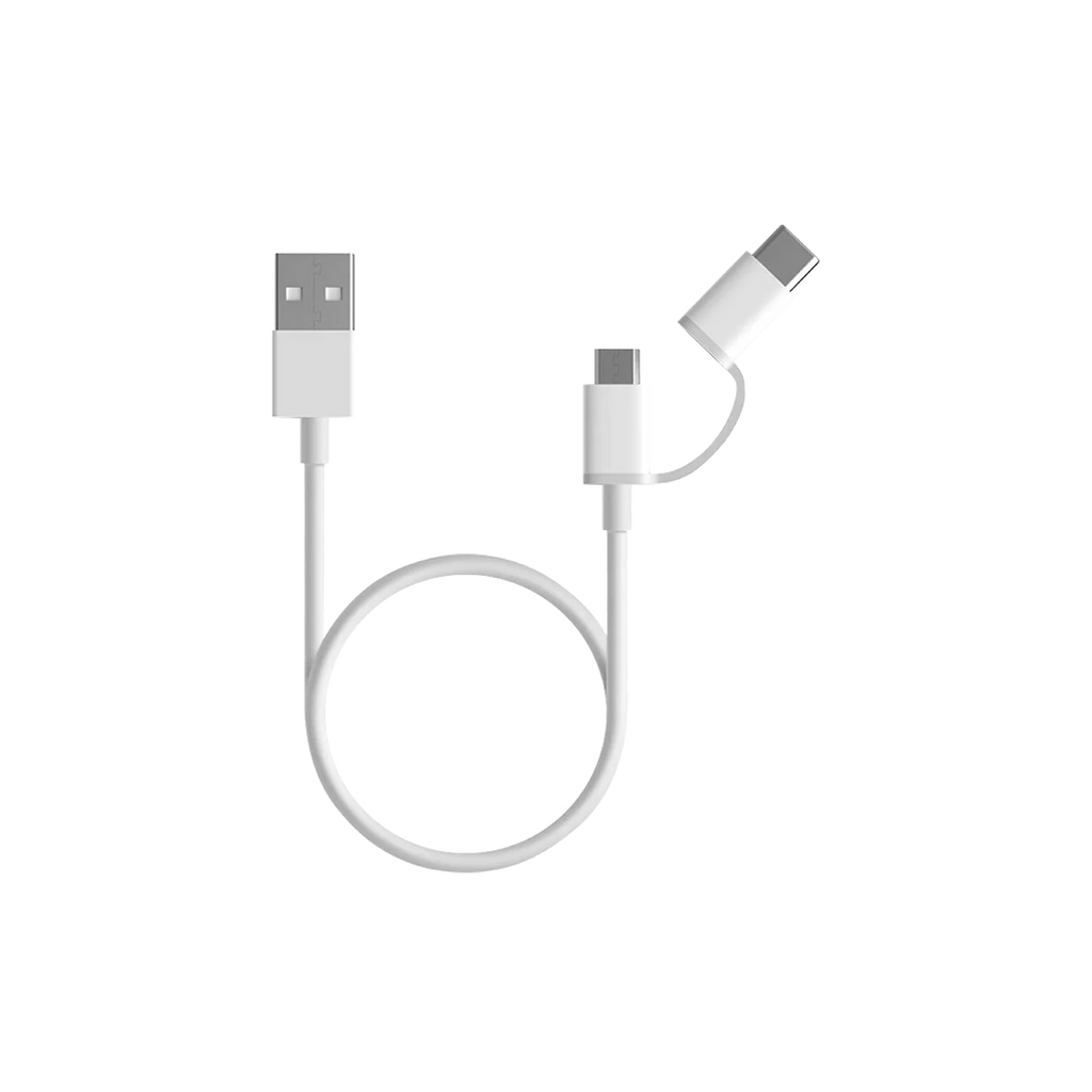 Mi 2-in-1 USB Cable (Micro USB to Type-C) 100cm