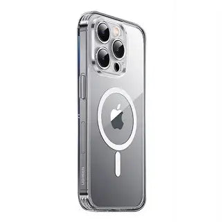 UGREEN Crystal Transparent Magnetic Protective Case for iPhone15 Pro 6.1-Inch (Clear)