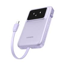UGREEN PB511 Uno External Battery, 10000mAh, 30W, OC PD, 1x USB-A 2 x USB-C, Purple