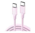 UGREEN USB-C to USB-C PD Fast Charging Cable 60W Max Pink 1m