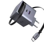 UGREEN 65W GaN Fast Charger with Retractable Cable