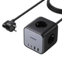 UGREEN 60113 CD268 (3xAC Outlet 2xUSB-C+2xUSB-A) 65W DigiNest Cube 1.8m Power Strip