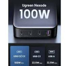 UGREEN Nexode 100W Desktop Charger 4-Port 1 USB-A+3*USB-C Gray