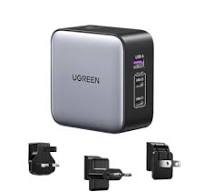UGREEN Fast Charger GaN 1USB-A&2USB-C 65W Black