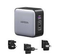 UGREEN Fast Charger GaN 1USB-A&2USB-C 65W Black