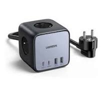 UGREEN 60113 CD268 (3xAC Outlet 2xUSB-C+2xUSB-A) 65W DigiNest Cube 1.8m Power Strip