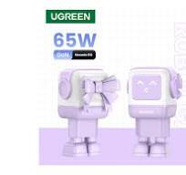 UGREEN Nexode RG 65W 3-Port GaN Fast Charger EU Purple