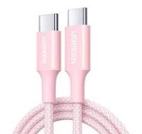 UGREEN USB-C to USB-C PD Fast Charging Cable 60W Max Pink 1m