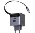 UGREEN 45W GaN Fast Charger with Retractable Cable
