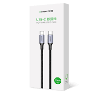 UGREEN USB-C to USB-C PD Fast Charging Cable 100W Max Black 1m