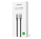 UGREEN USB-C to USB-C PD Fast Charging Cable 100W Max Black 1m